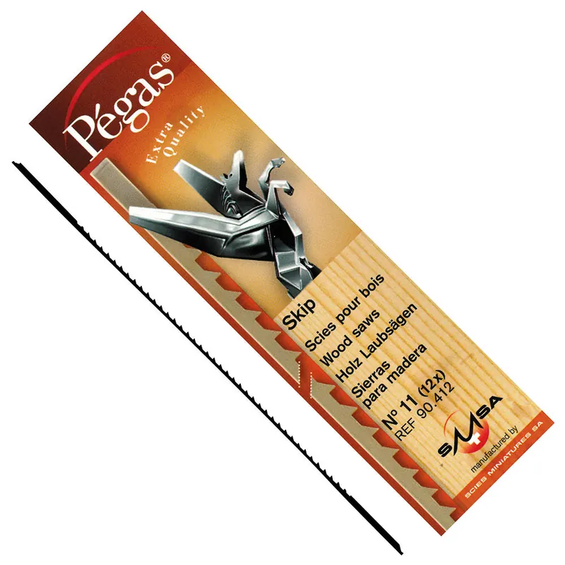 Pégas® Laubsägeblatt Skip, Blattbreite 1,46 mm, 12 Stück Kracherpreis